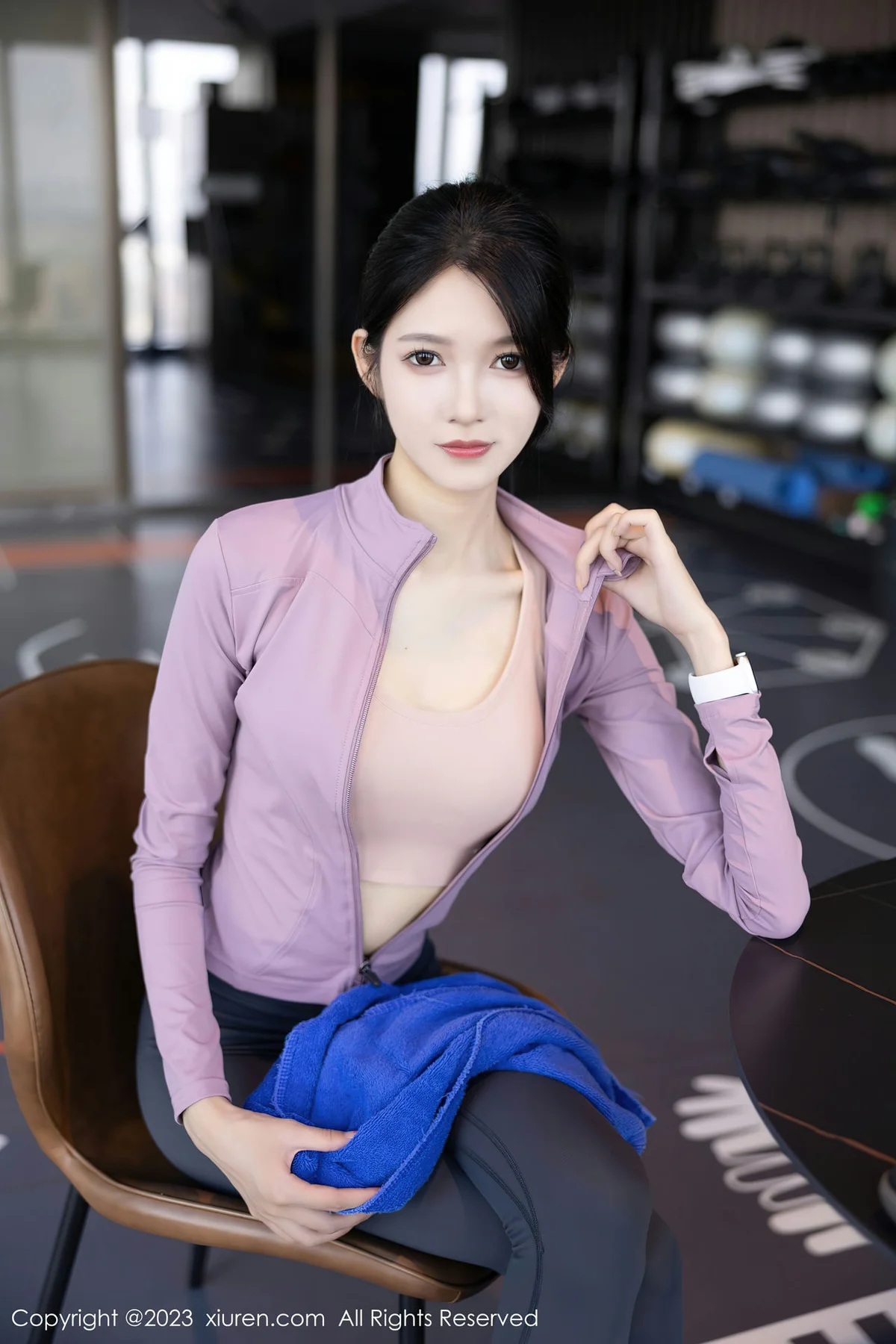 XiuRen 秀人 No.7438 程程程- 健身场所场景性感写真1 - 3