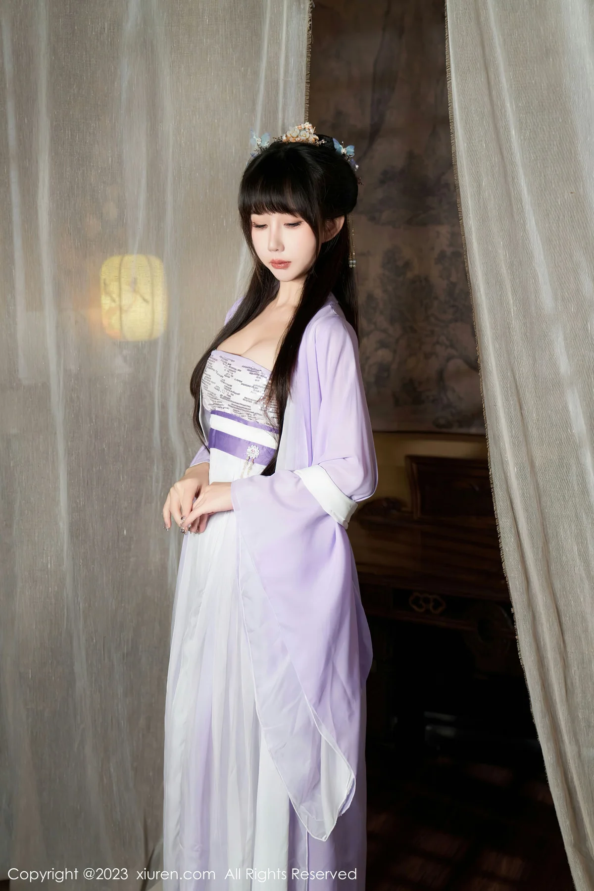 XiuRen 秀人 No.7442  波巧酱 薄丝肚兜厦门旅拍22 - 9