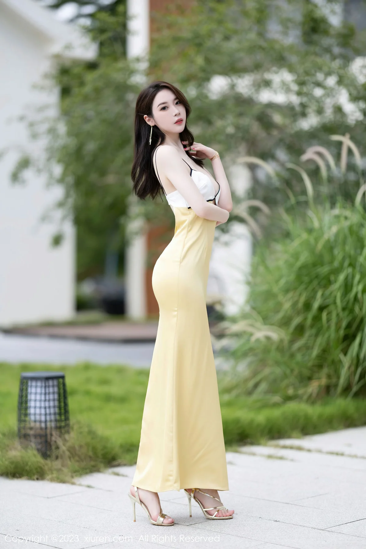 XiuRen 秀人 No.7444  梦心玥 轻透薄纱内衣安吉旅拍 - 6