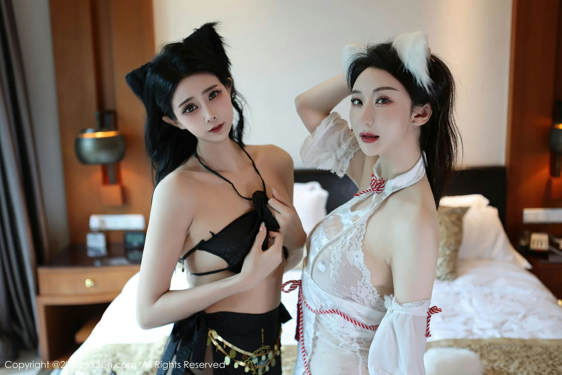 XiuRen 秀人 No.7455  草莓mm两位女神模特合集写真3 - 4