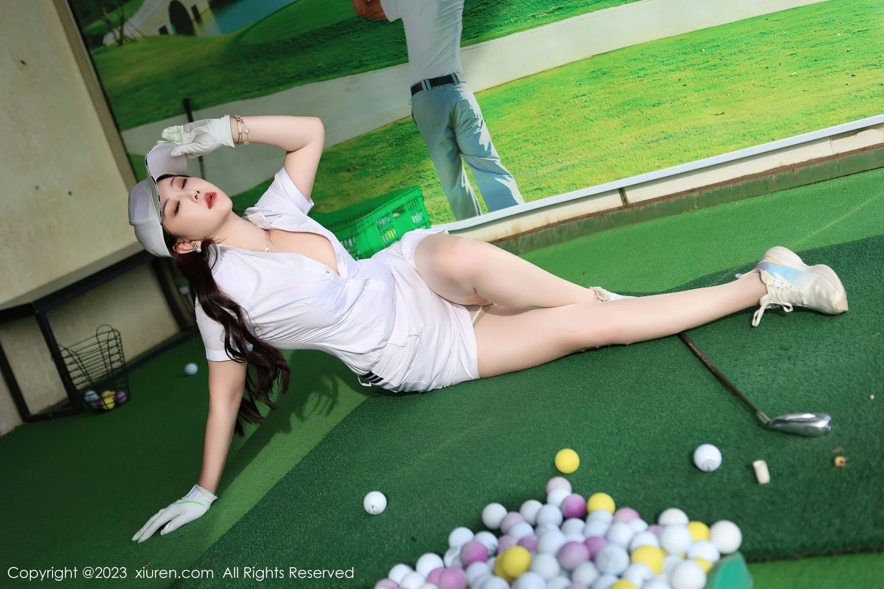 XiuRen 秀人 No.7465  王婉悠Queen 白色运动服饰性感写真2 - 7