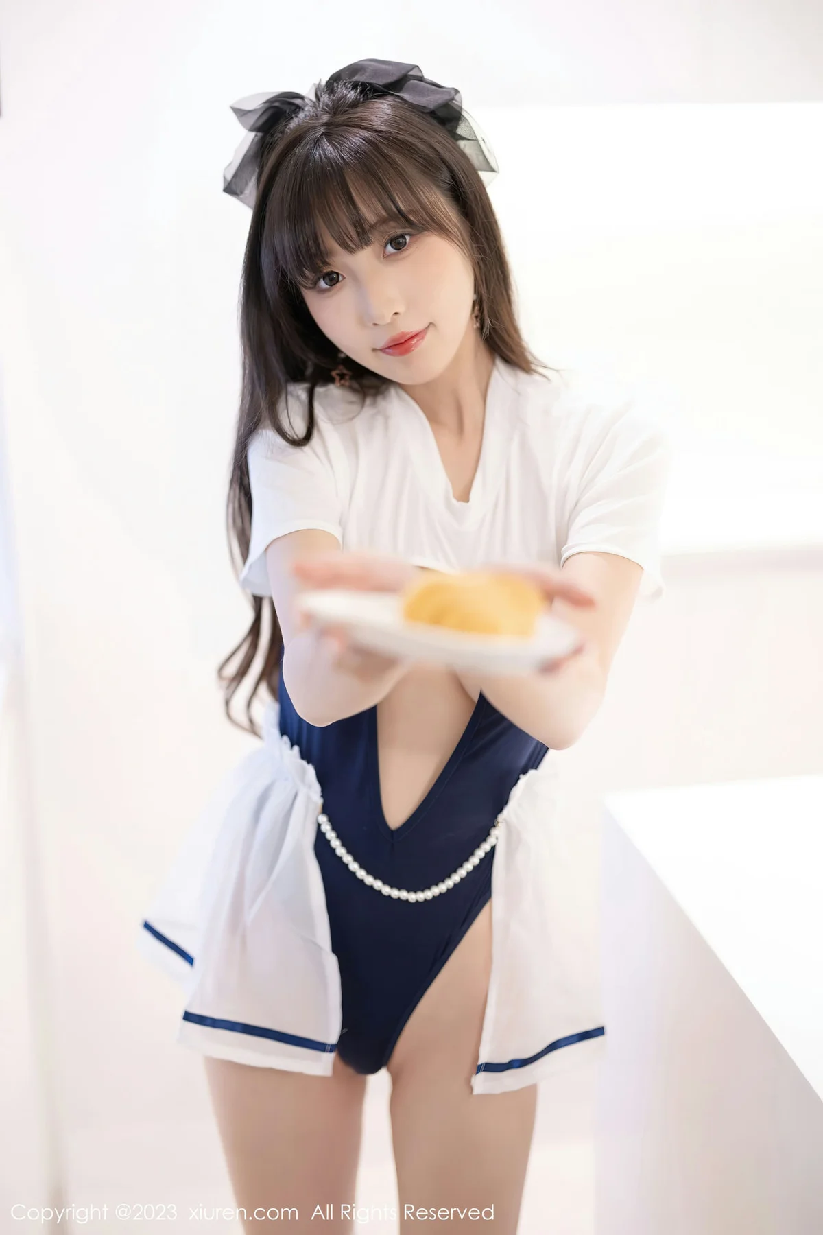 XiuRen 秀人 No.7468  林星阑 白色连衣短裙安吉旅拍 - 9