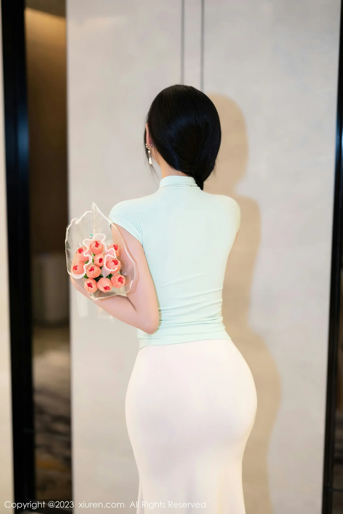 XiuRen 秀人 No.7481  杨晨晨Yome 白色蕾丝内衣性感写真22 - 4