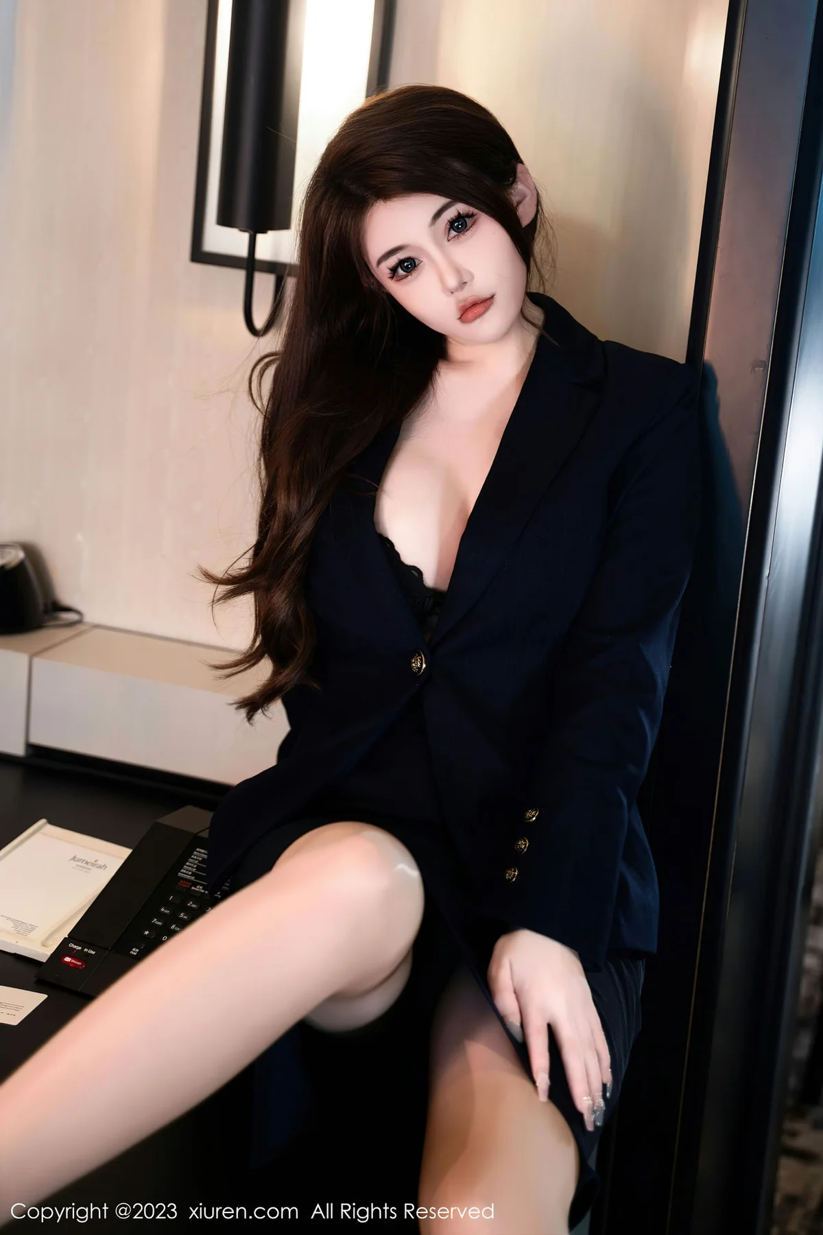 XiuRen 秀人 No.7484  甜妮 写真第一弹OL制服写真3 - 5