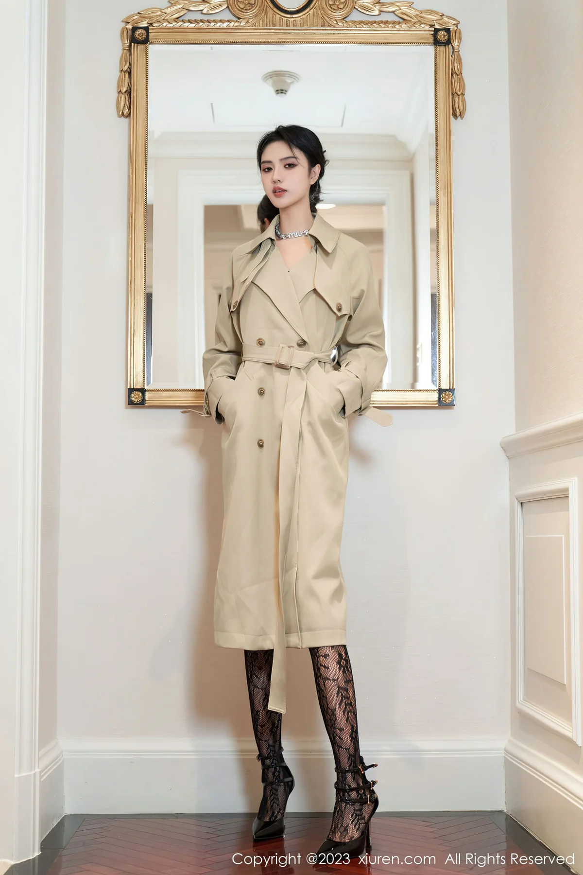 XiuRen 秀人 No.7491  浅浅Danny 黑色蕾丝情趣性感写真2 - 2