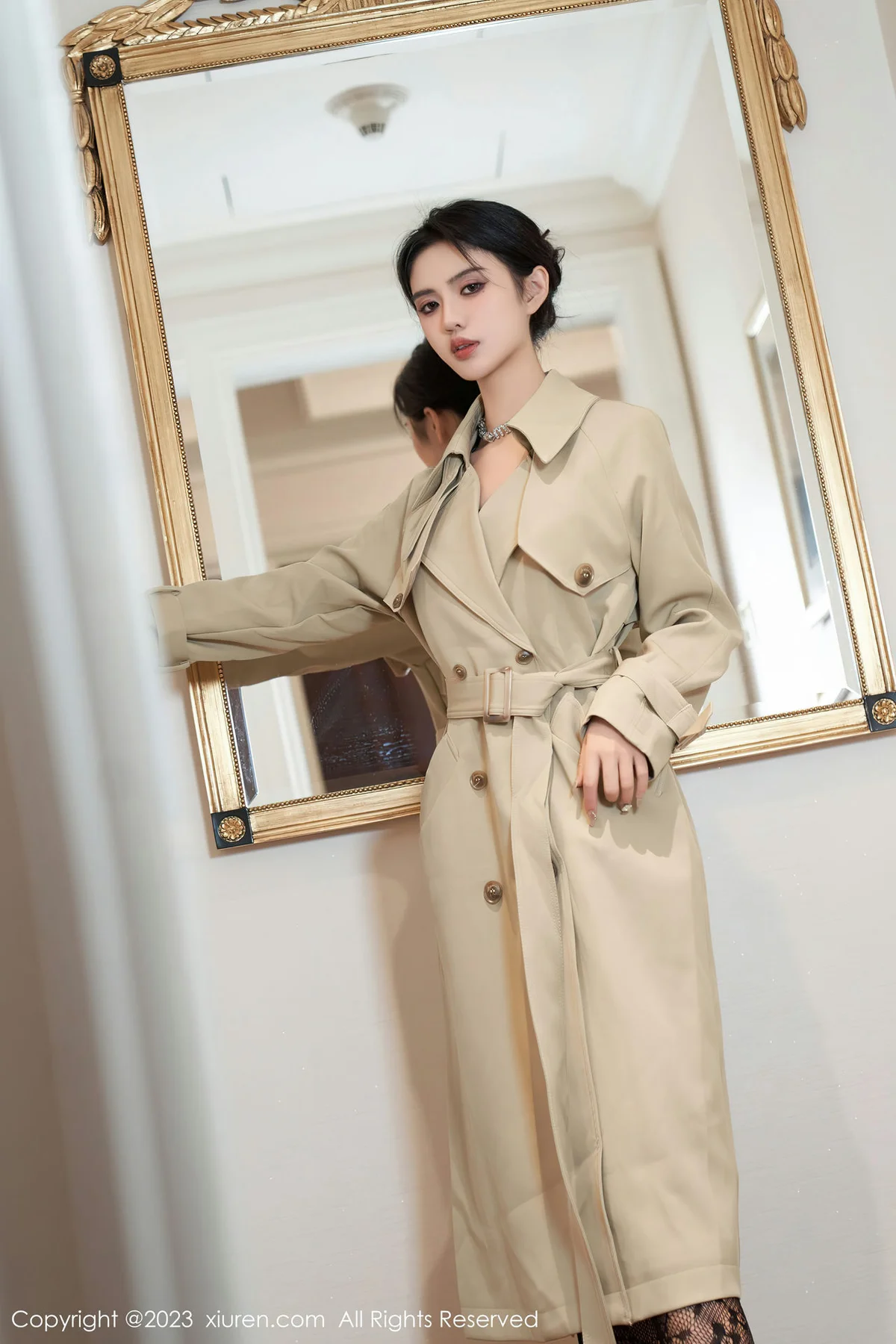 XiuRen 秀人 No.7491  浅浅Danny 黑色蕾丝情趣性感写真2 - 1