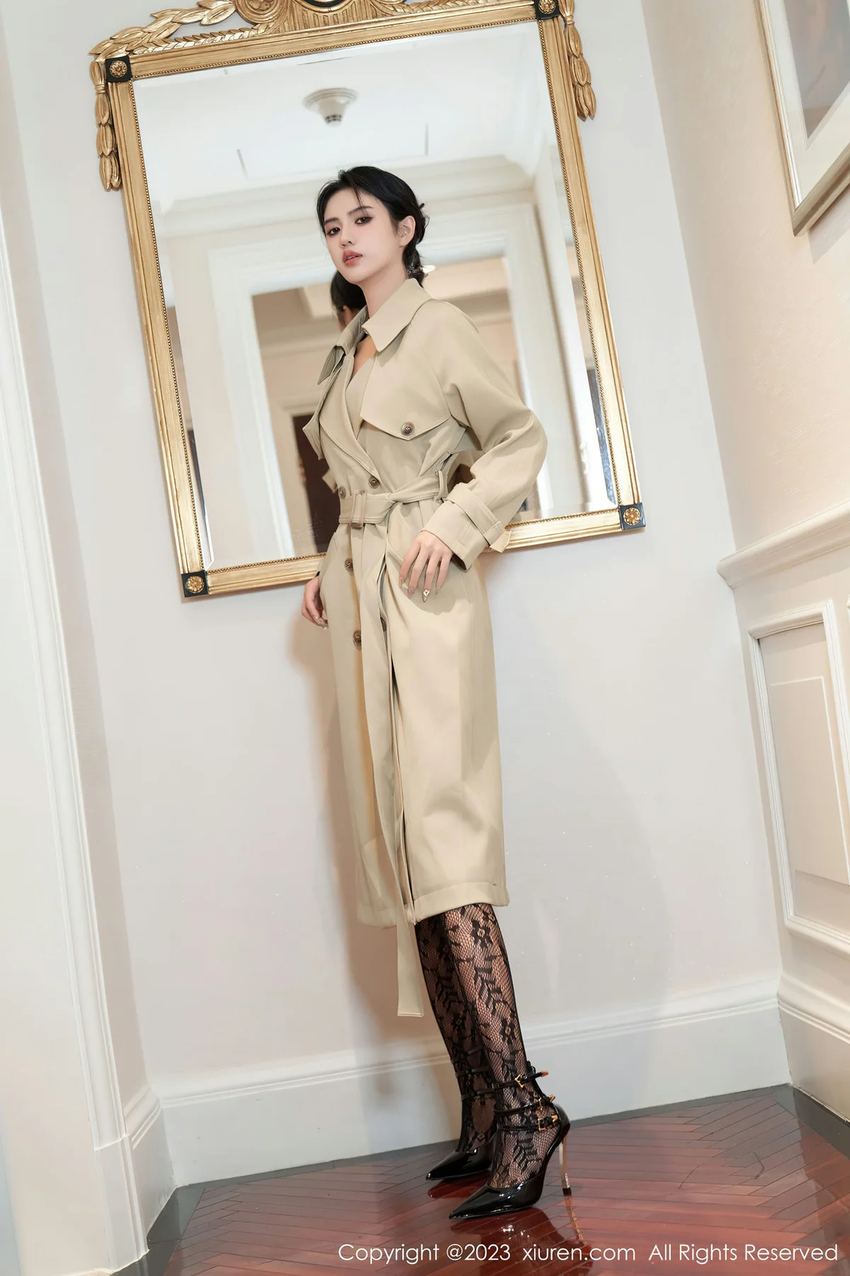 XiuRen 秀人 No.7491  浅浅Danny 黑色蕾丝情趣性感写真2 - 3