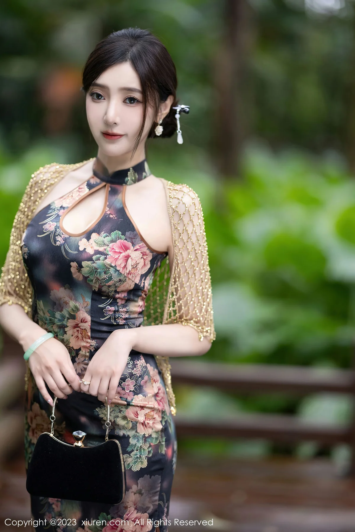 XiuRen 秀人 No.7495  王馨瑶yanni 花纹旗袍安吉旅拍2 - 3