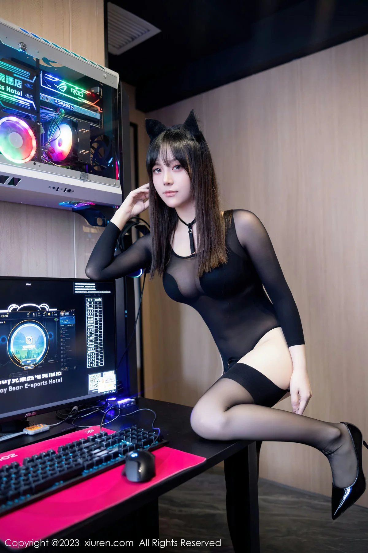 XiuRen 秀人 No.7506  豆瓣酱 薄纱轻透服饰性感写真11 - 5