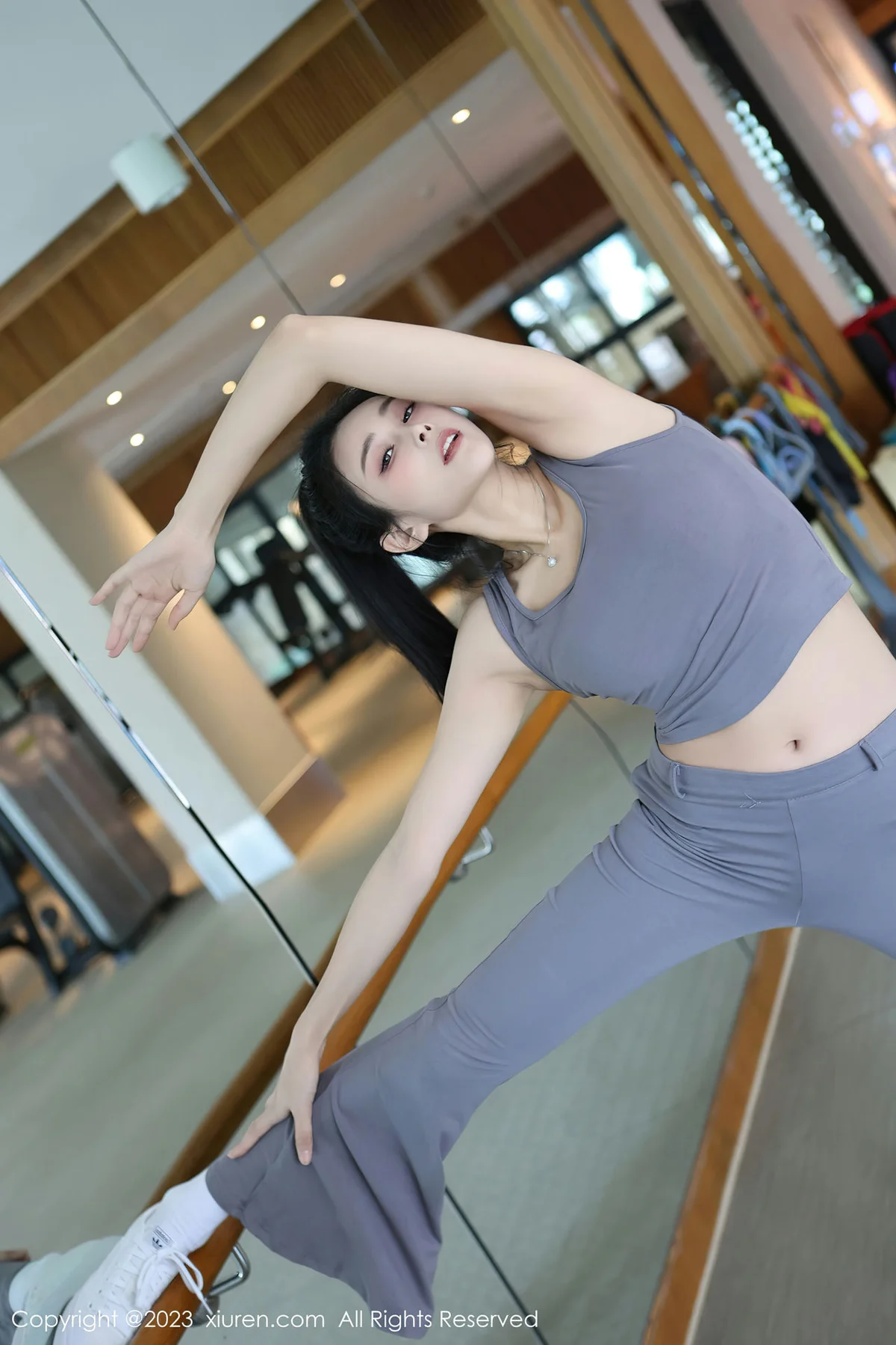XiuRen 秀人 No.7512  草莓mm 灰色运动服饰性感写真33 - 9