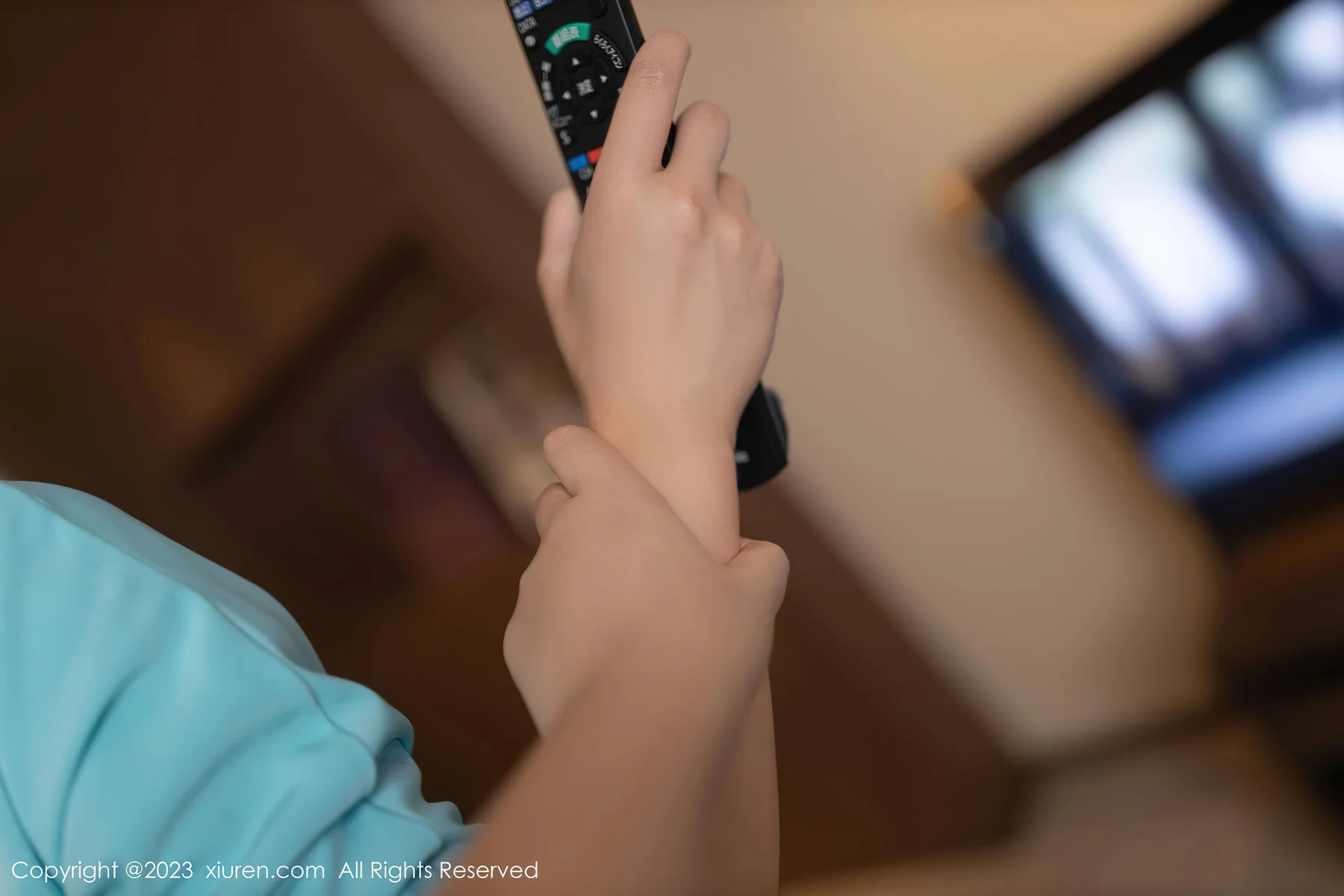 XiuRen 秀人 No.7516  唐安琪 蓝色空姐制服性感写真111 - 1