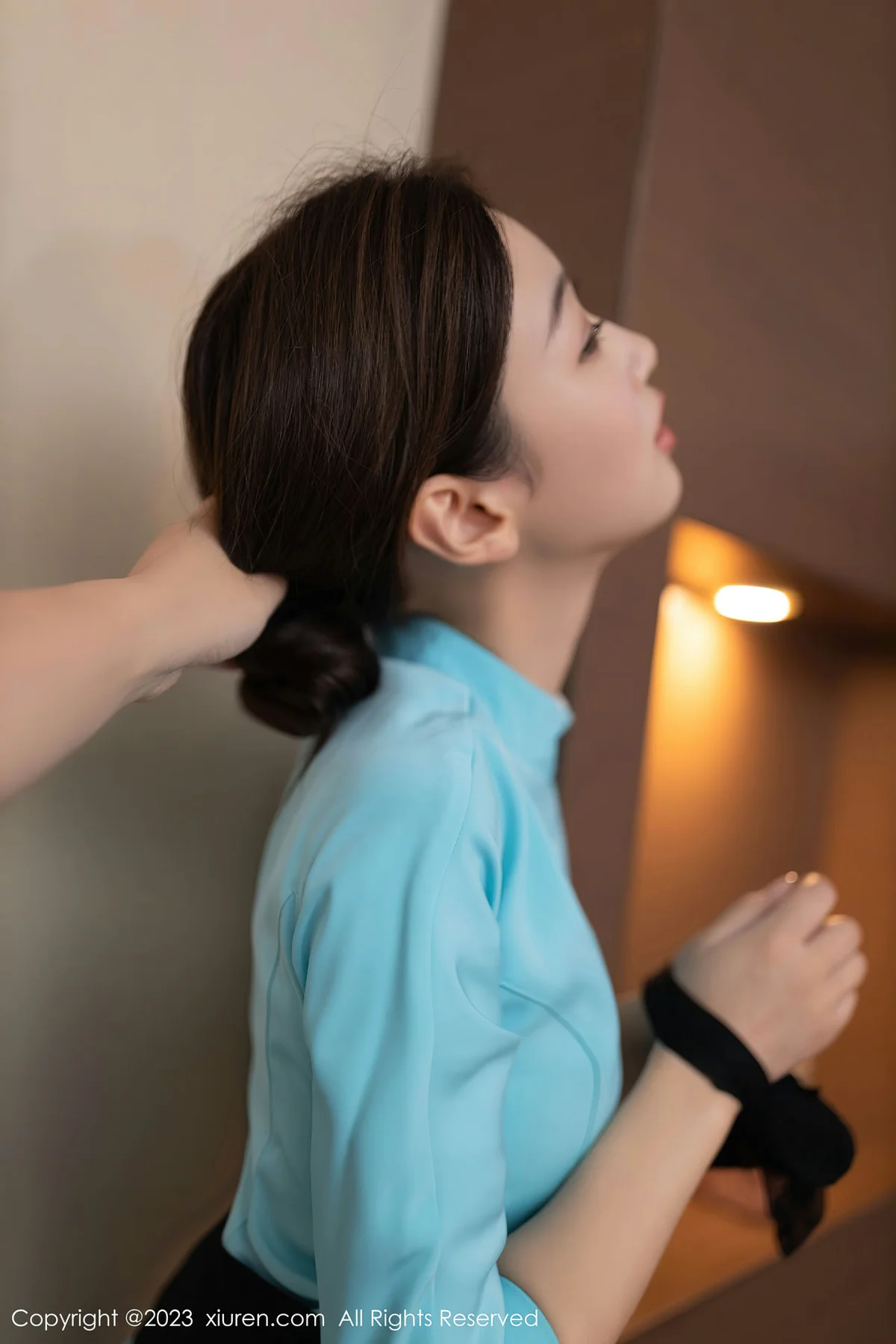 XiuRen 秀人 No.7516  唐安琪 蓝色空姐制服性感写真111 - 6