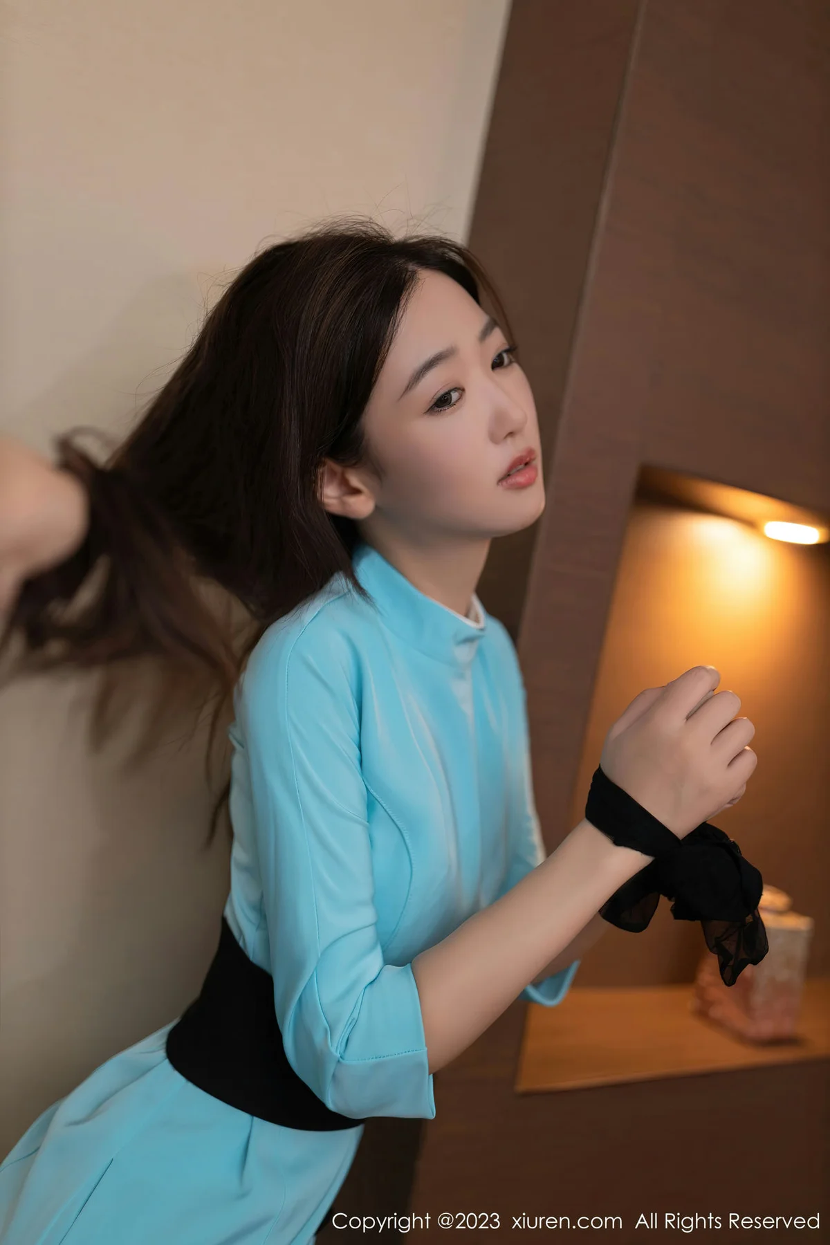 XiuRen 秀人 No.7516  唐安琪 蓝色空姐制服性感写真111 - 7