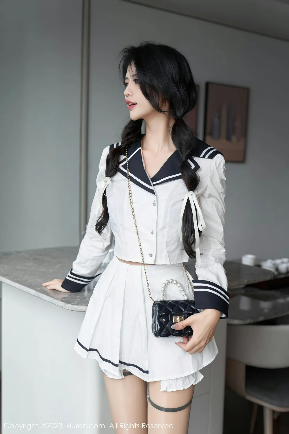 XiuRen 秀人 No.7526  浅浅Danny 紫色蕾丝内衣性感写真3 - 6