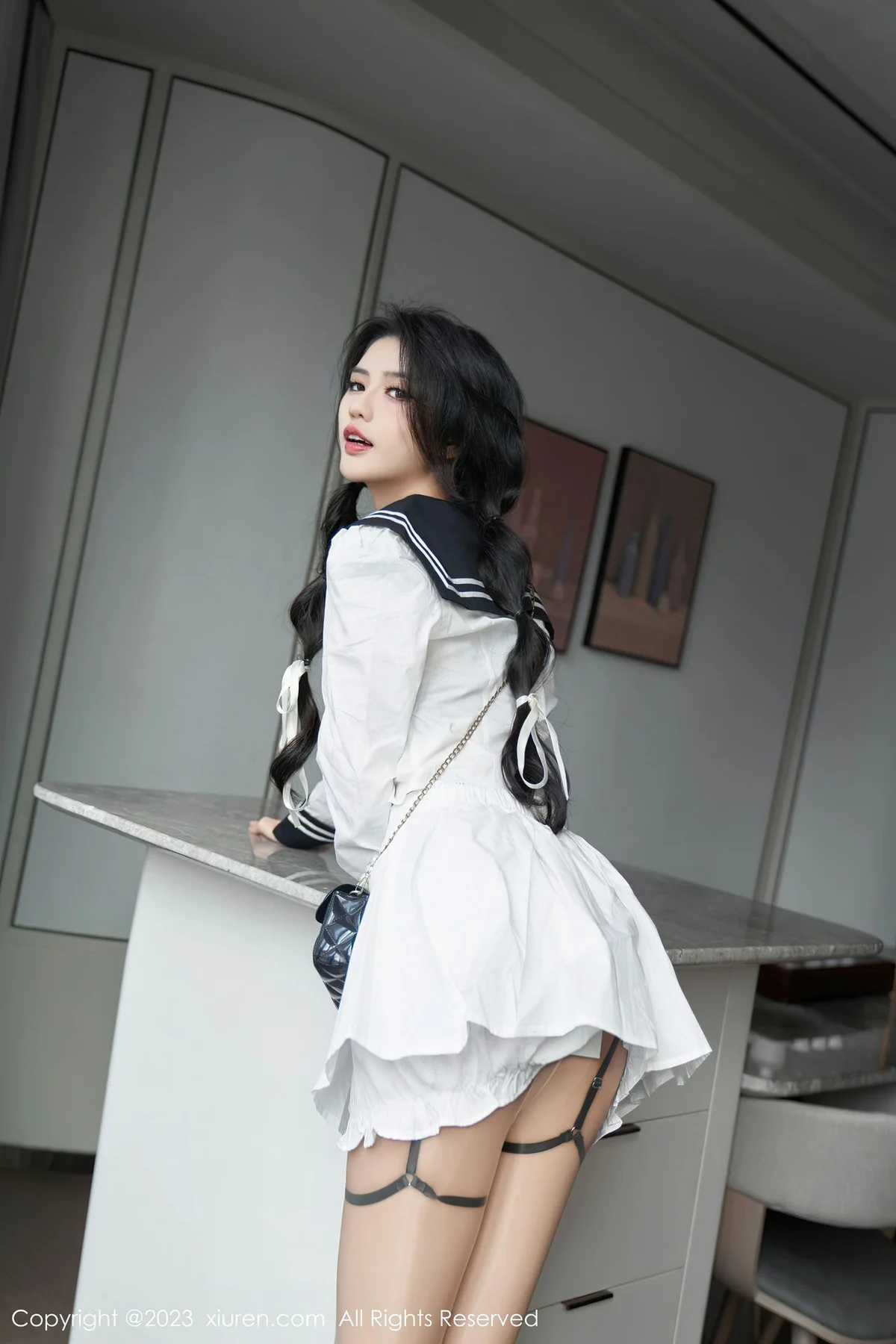 XiuRen 秀人 No.7526  浅浅Danny 紫色蕾丝内衣性感写真3 - 8