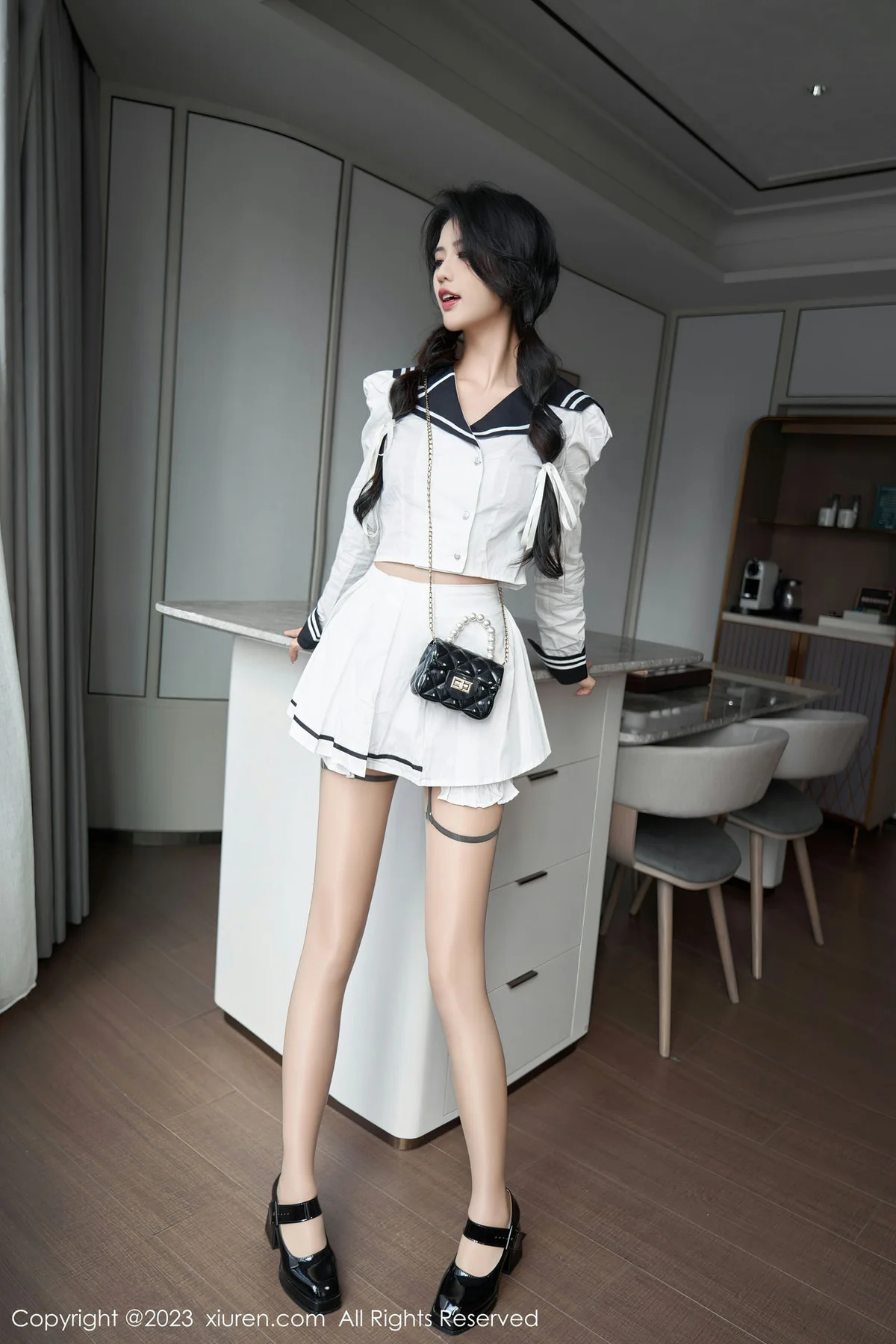 XiuRen 秀人 No.7526  浅浅Danny 紫色蕾丝内衣性感写真3 - 9