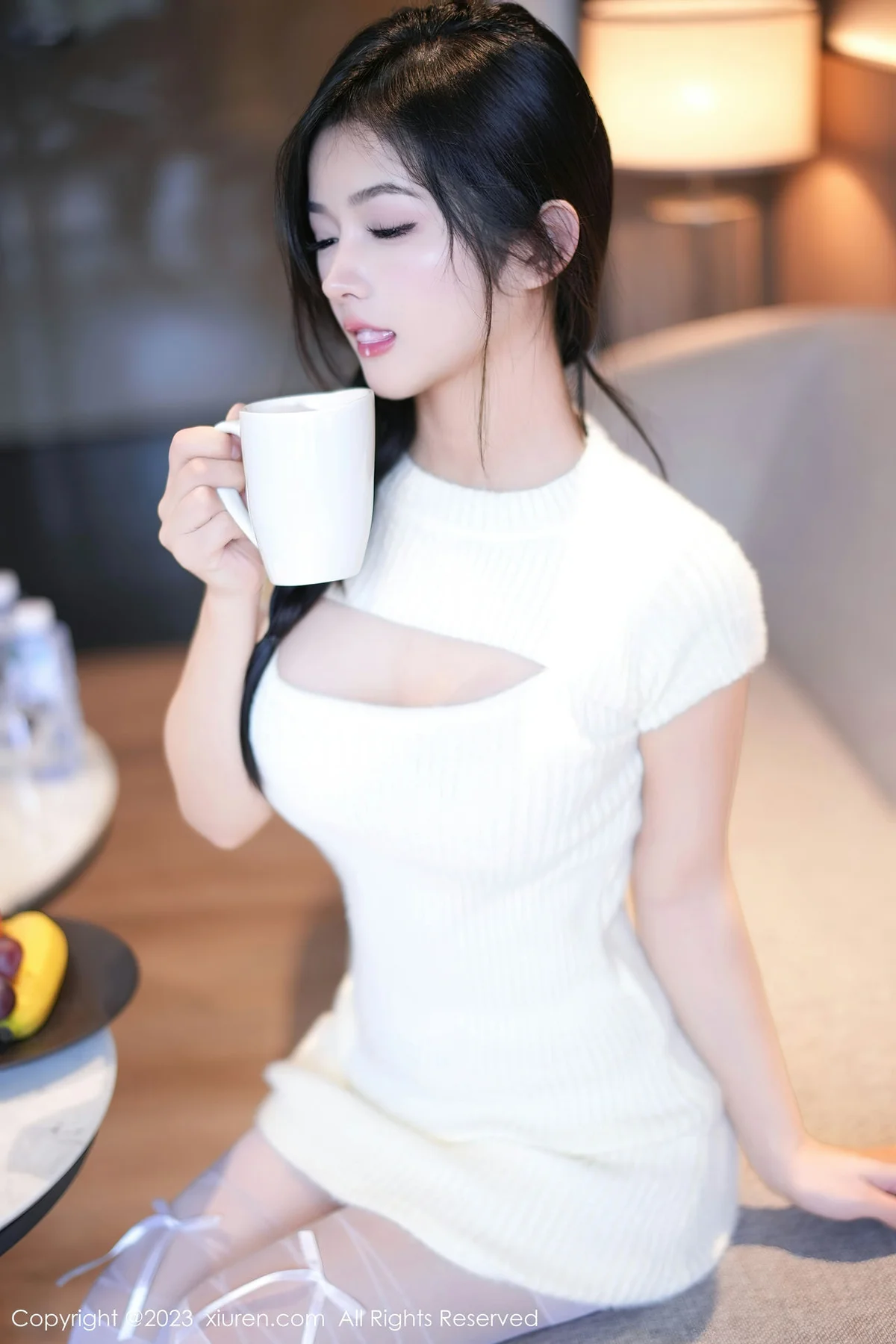 XiuRen 秀人 No.7541  谭小灵 诱人白色丝袜性感写真1 - 9