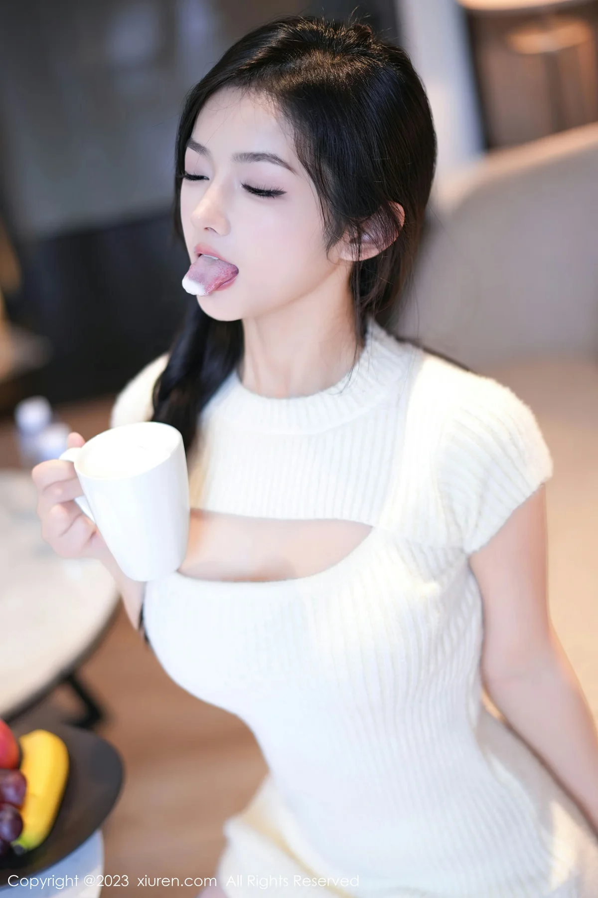 XiuRen 秀人 No.7541  谭小灵 诱人白色丝袜性感写真1 - 10