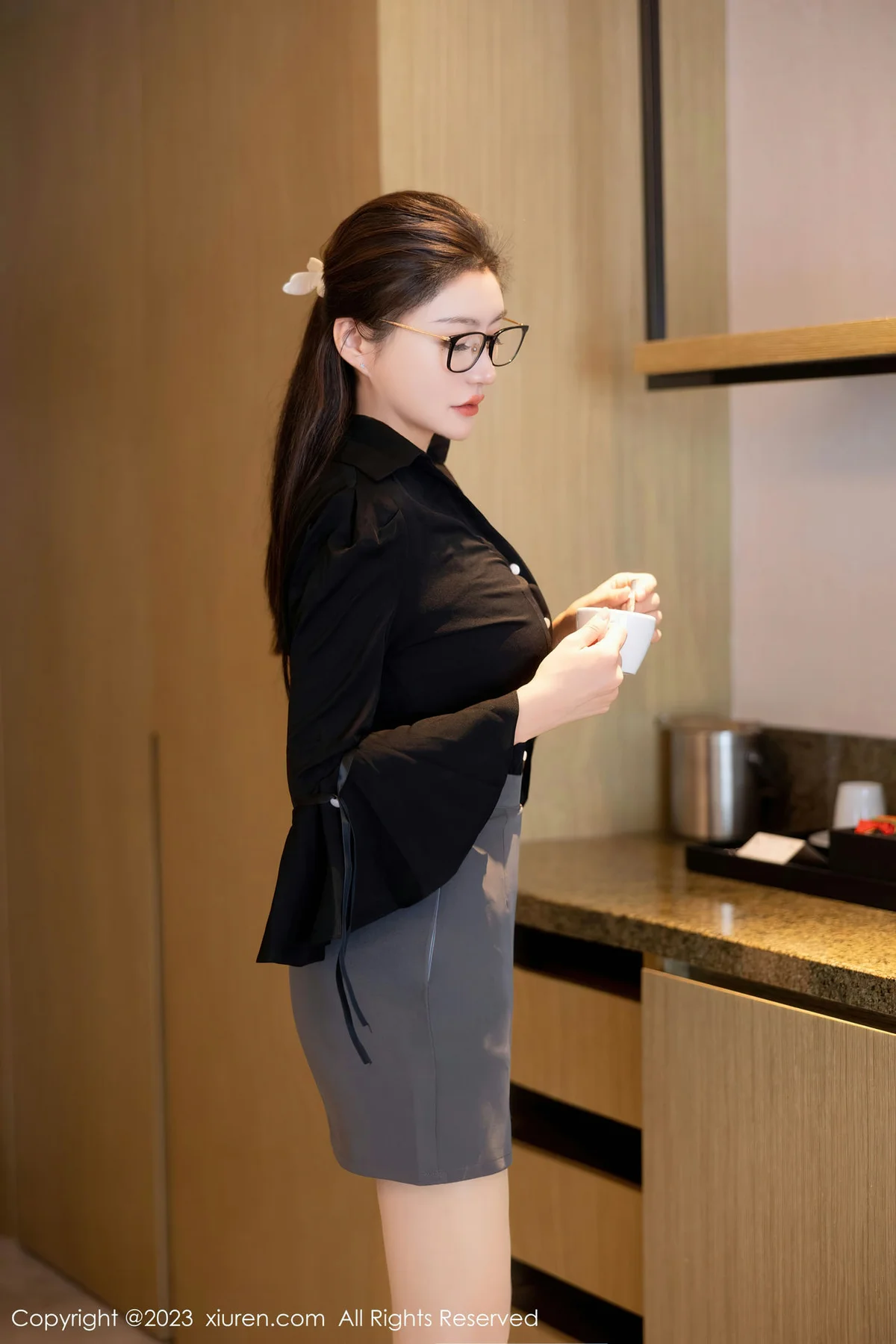 XiuRen 秀人 No.7549 唐宁宁 白色蕾丝内衣性感写真33 - 1