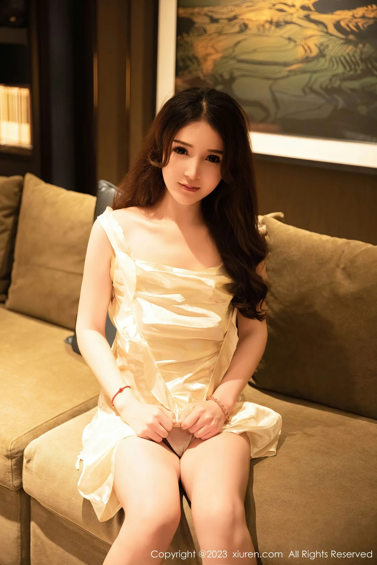 XiuRen 秀人 No.7558  林煊煊 纤细腰肢性感写真 - 7