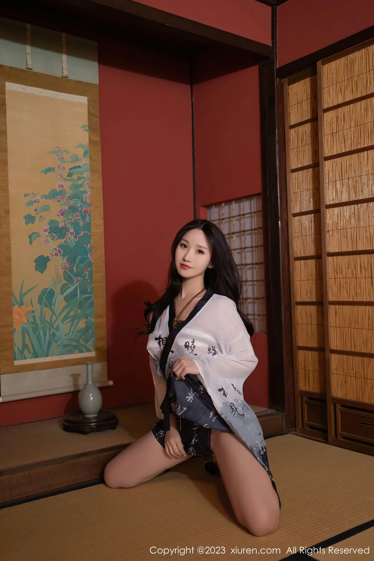 XiuRen 秀人 No.7561 杏子Yada 渐黑日式服饰日本旅拍3 - 1