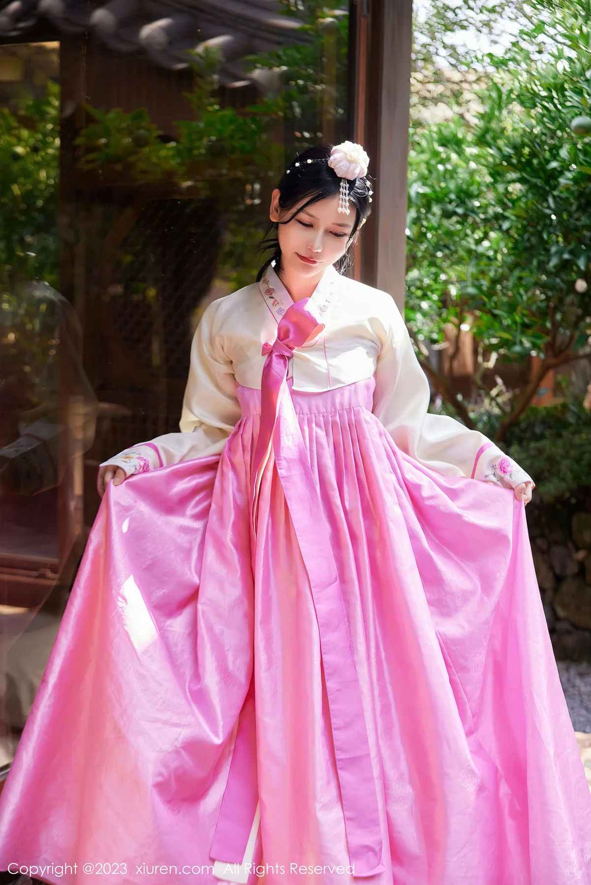 XiuRen 秀人 No.7564 尹甜甜 大长今服饰济州岛旅拍3 - 2