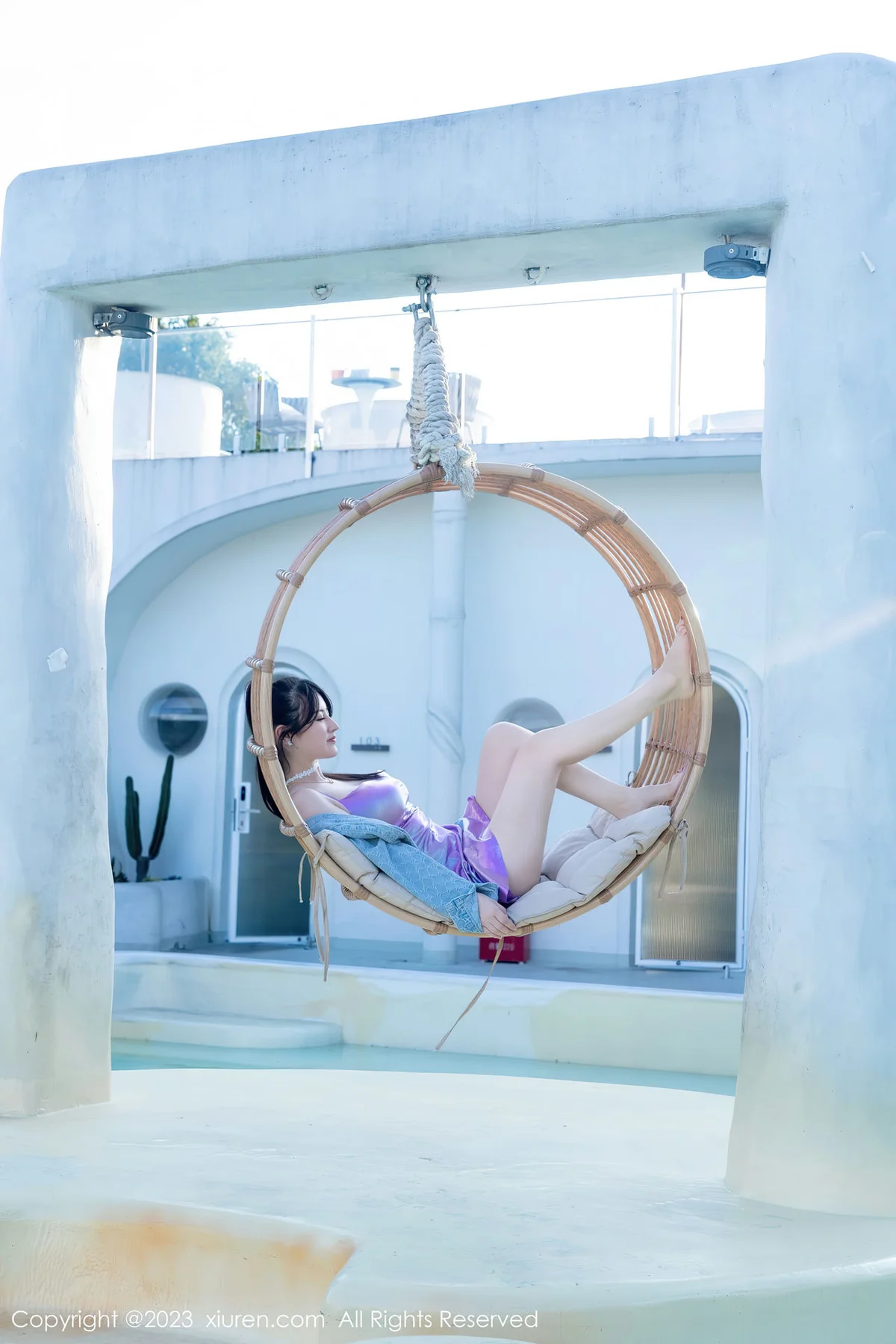 XiuRen 秀人 No.7565 诗诗kiki 灰色死库水性感写真1 - 8