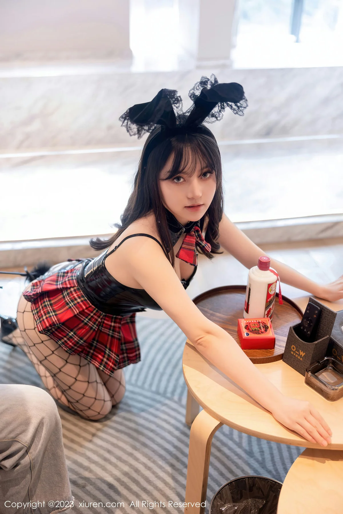 XiuRen 秀人 No.7575 豆瓣酱 网格袜性感写真111 - 5