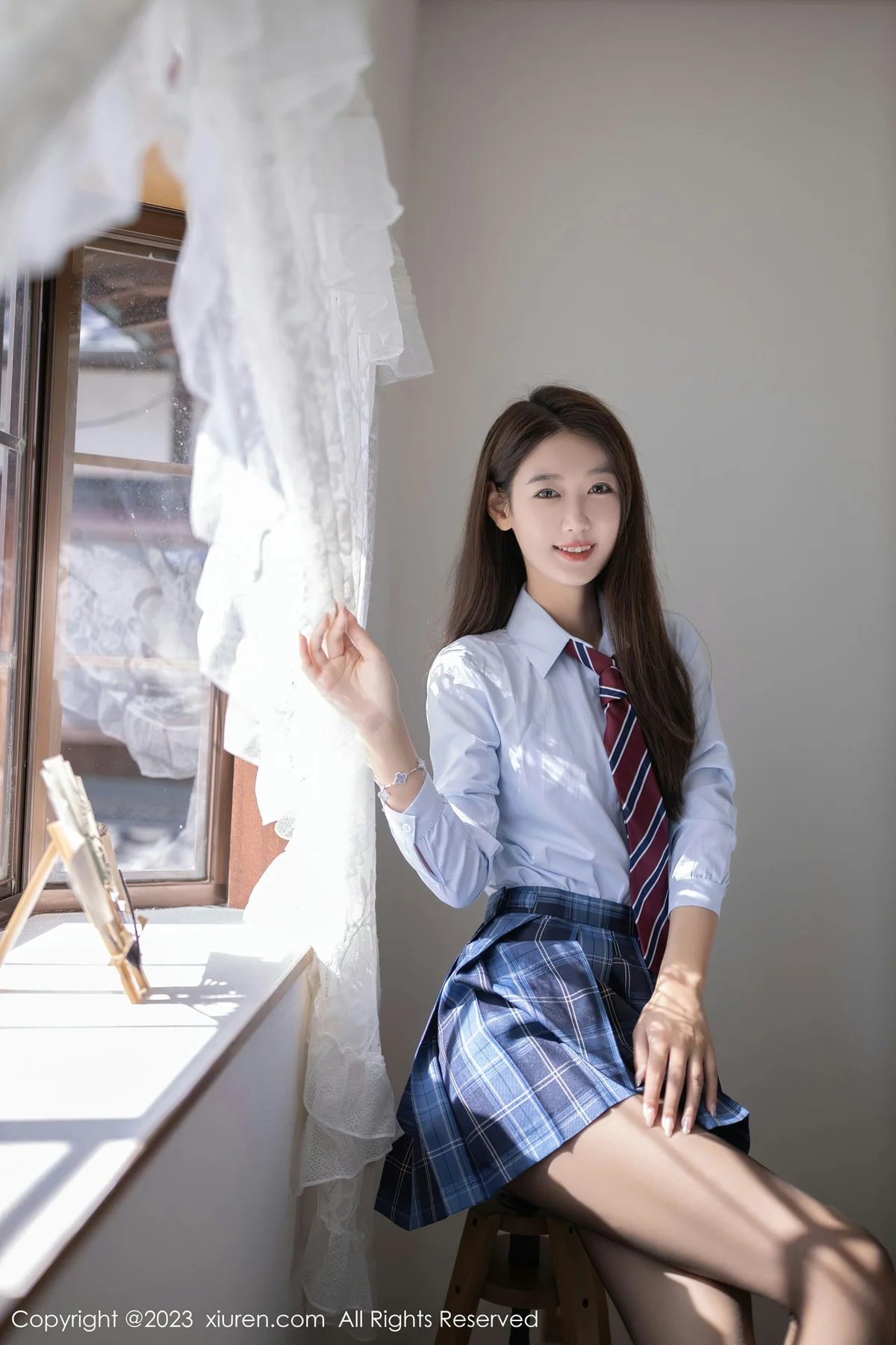 XiuRen 秀人 No.7585  唐安琪 清纯jk短裙内衣日本旅拍111 - 2