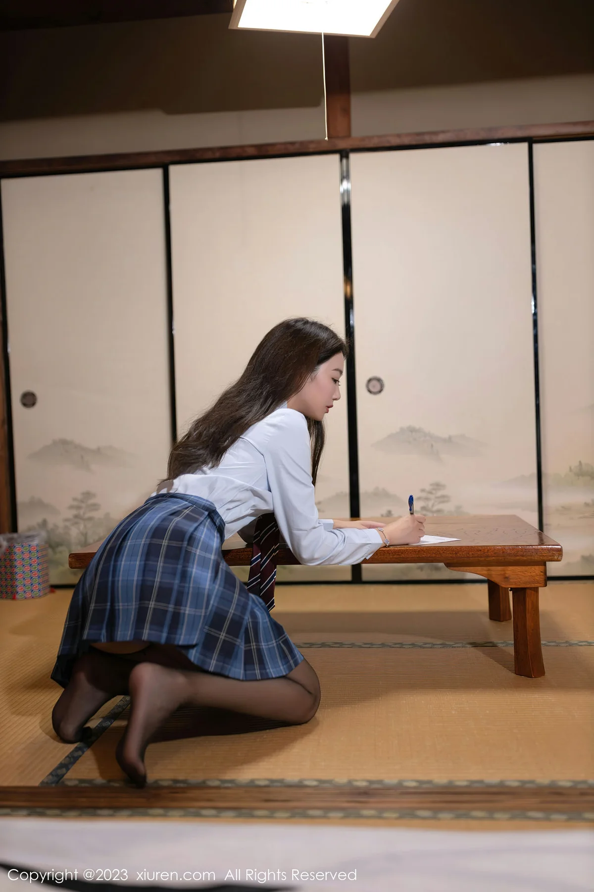 XiuRen 秀人 No.7585  唐安琪 清纯jk短裙内衣日本旅拍111 - 8