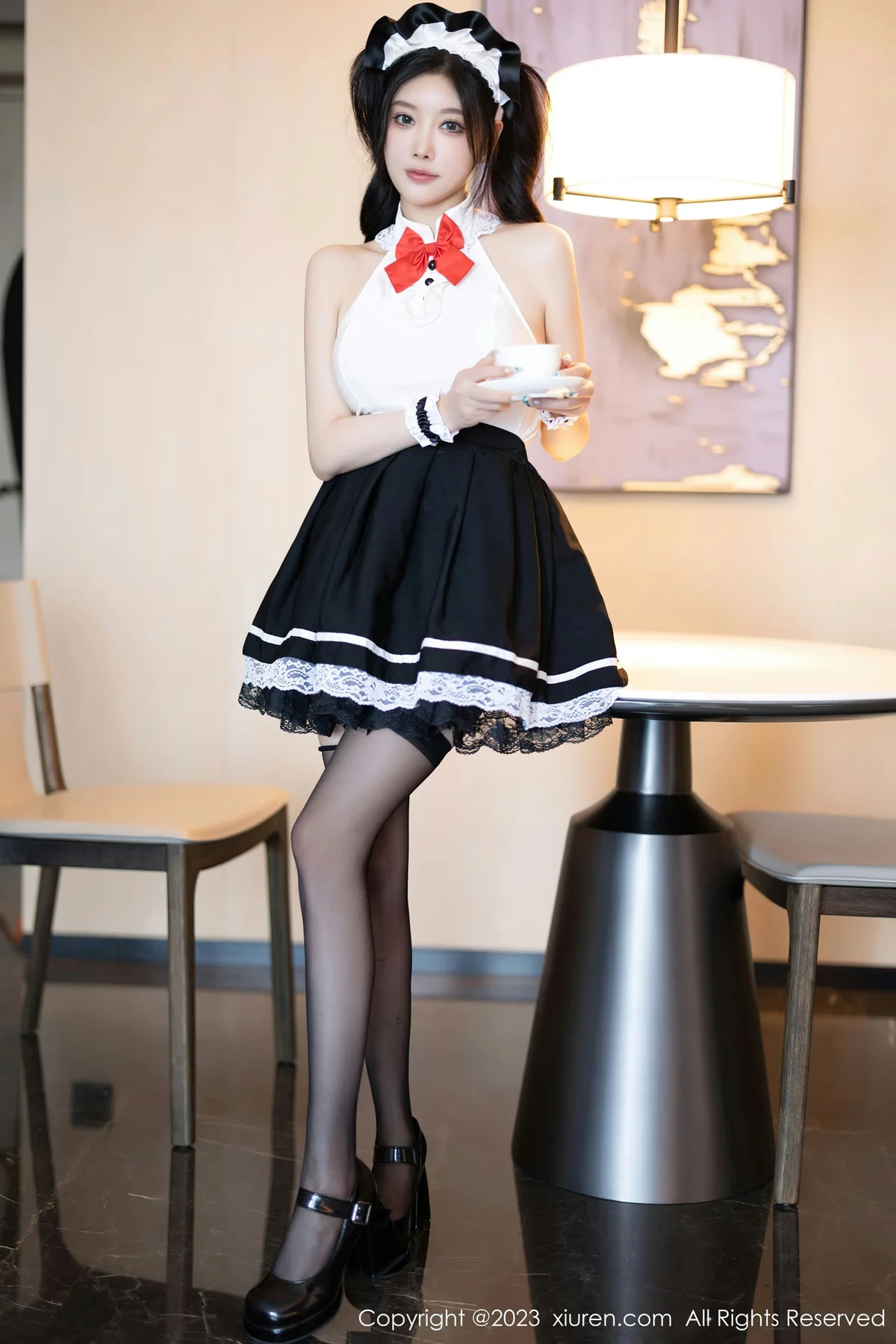 XiuRen 秀人 No.7590  杨晨晨Yome 白色蕾丝内衣性感写真2 - 9