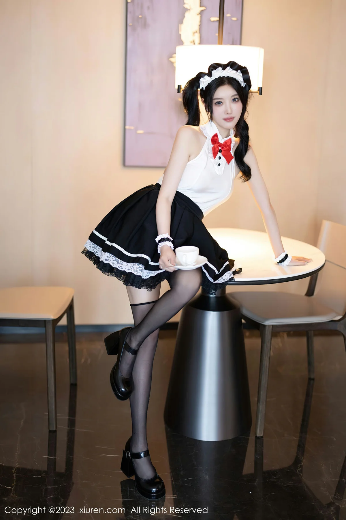 XiuRen 秀人 No.7590  杨晨晨Yome 白色蕾丝内衣性感写真2 - 10