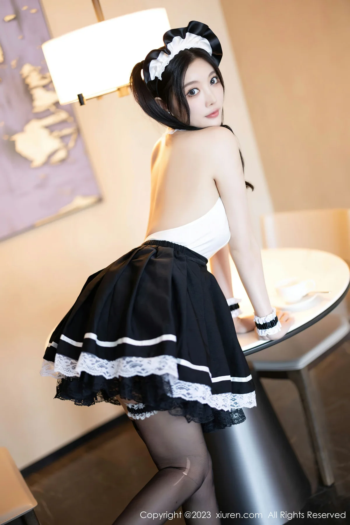 XiuRen 秀人 No.7590  杨晨晨Yome 白色蕾丝内衣性感写真2 - 2