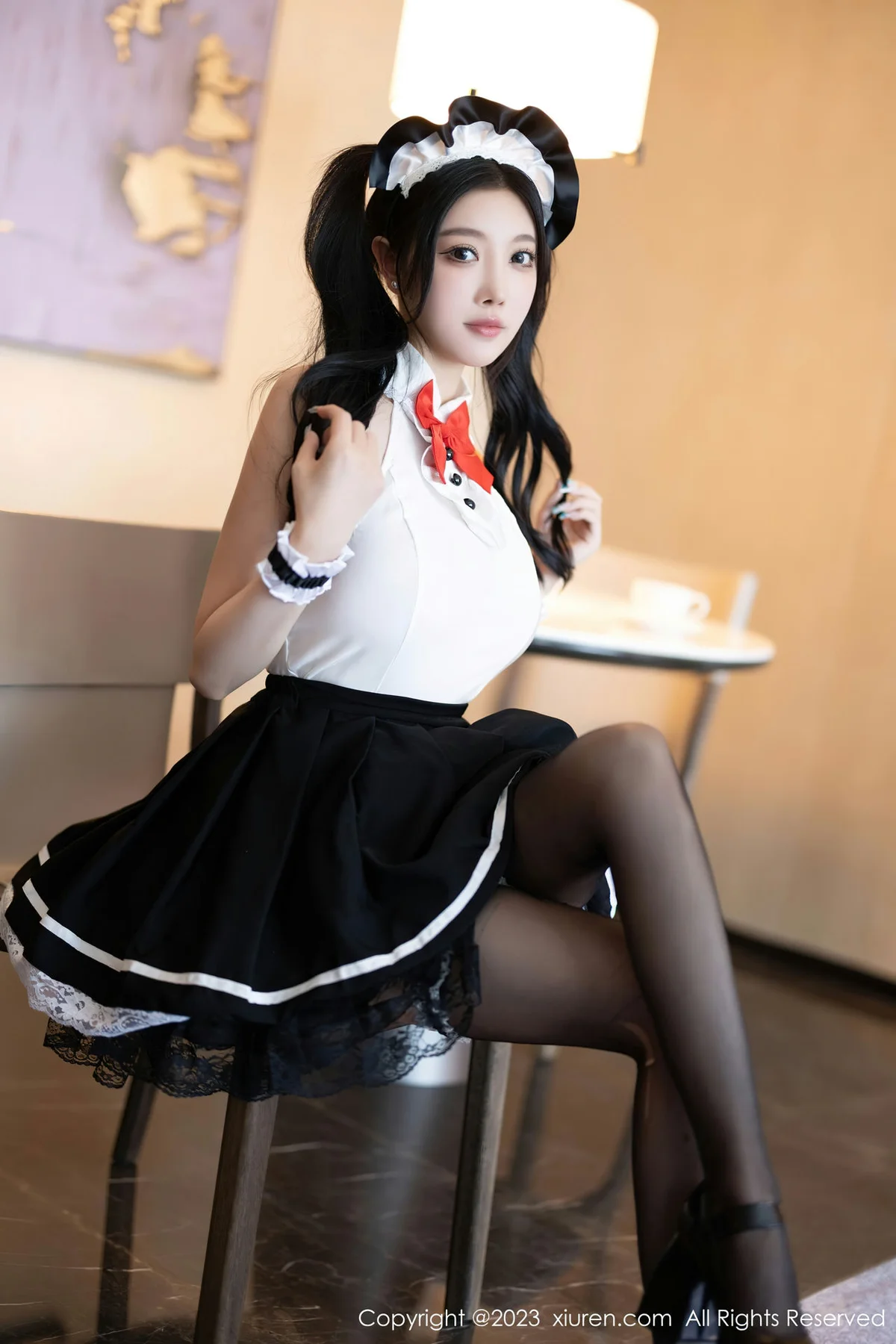 XiuRen 秀人 No.7590  杨晨晨Yome 白色蕾丝内衣性感写真2 - 6