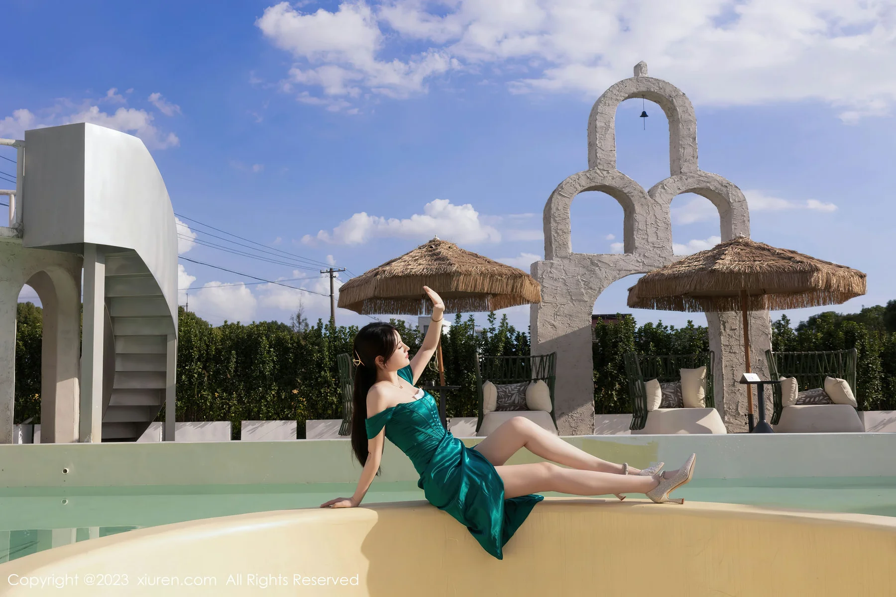 XiuRen 秀人 No.7592  诗诗kiki 黑色蕾丝内衣性感写真22 - 6