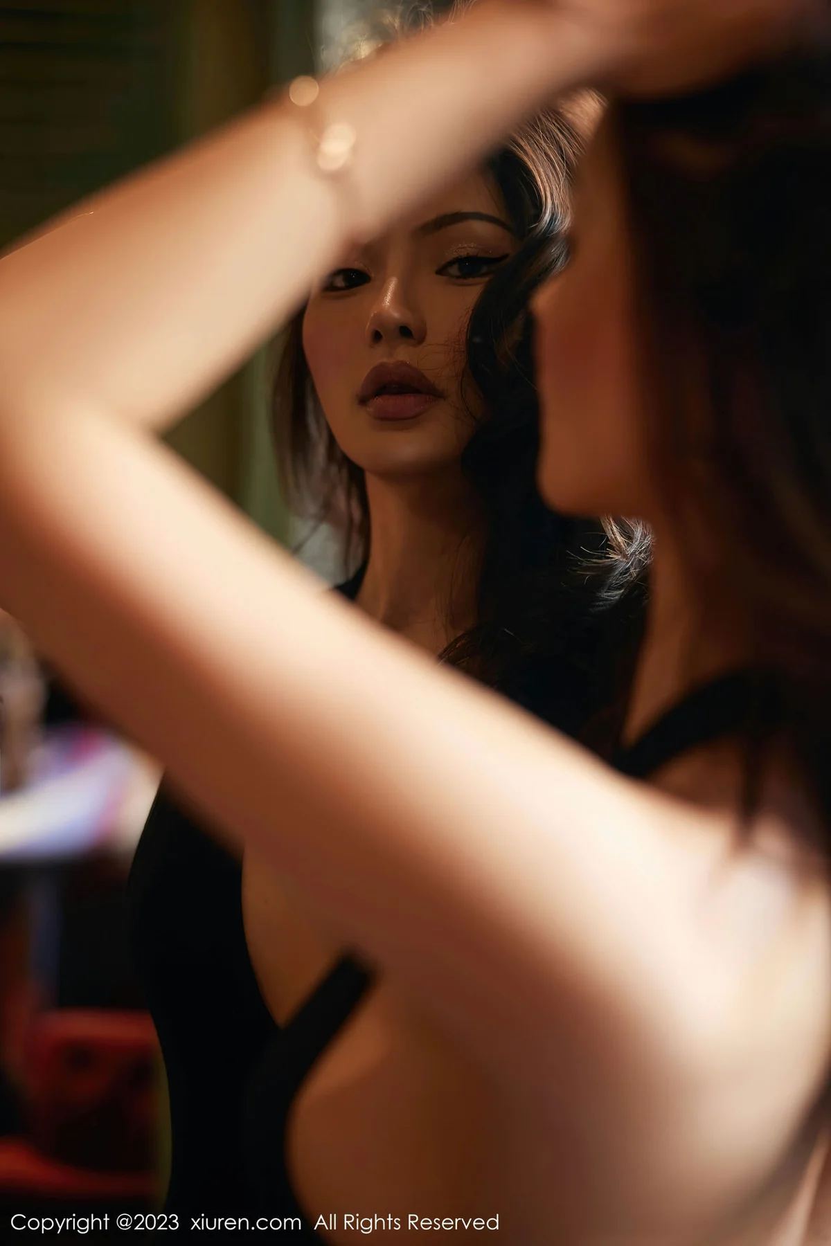 XiuRen 秀人 No.7607  Nanyo 首套写真黑色网格袜33 - 8