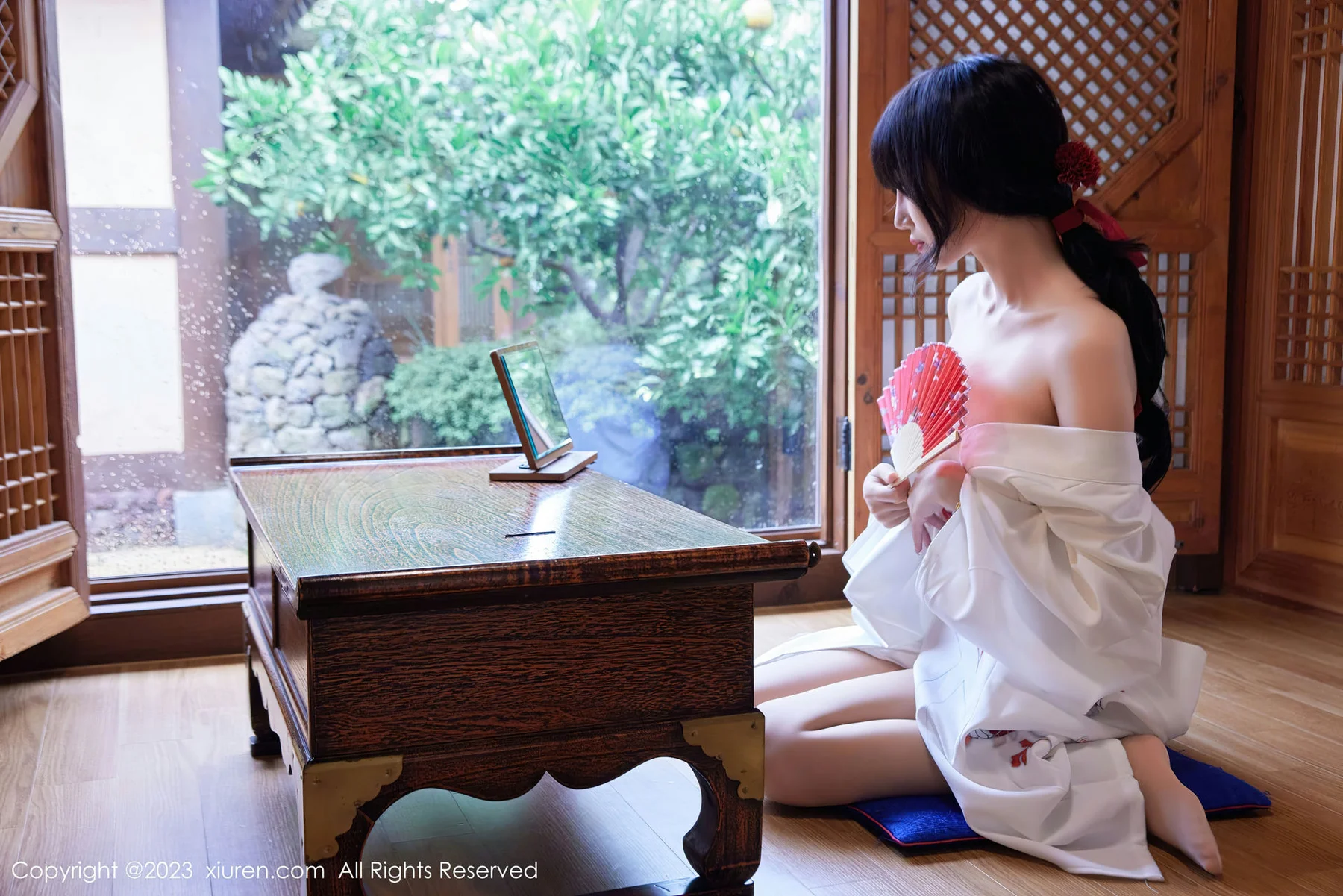 XiuRen 秀人 No.7610  玥儿玥er 白色日式和服济州岛旅拍33 - 2