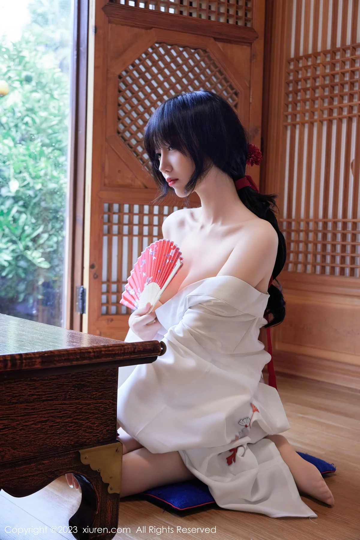 XiuRen 秀人 No.7610  玥儿玥er 白色日式和服济州岛旅拍33 - 3