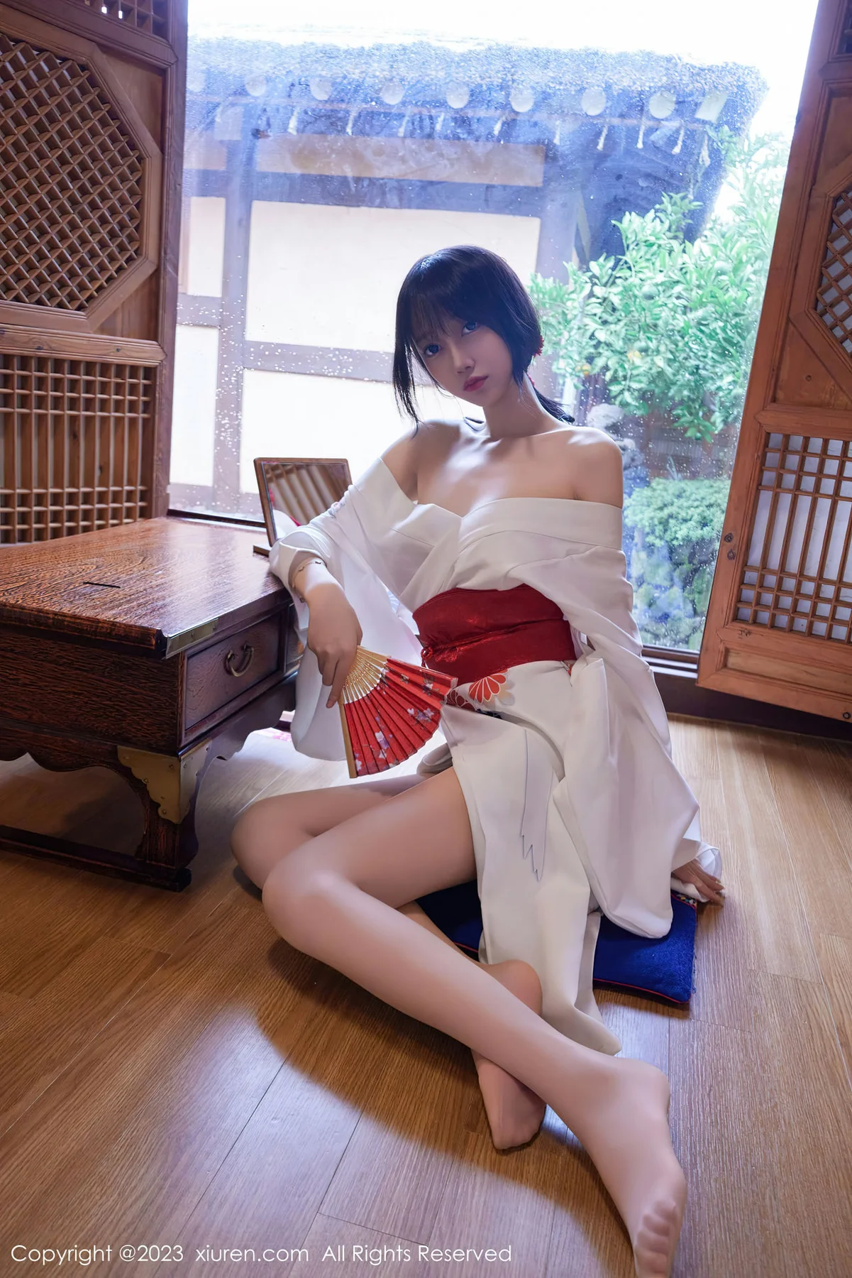 XiuRen 秀人 No.7610  玥儿玥er 白色日式和服济州岛旅拍33 - 8