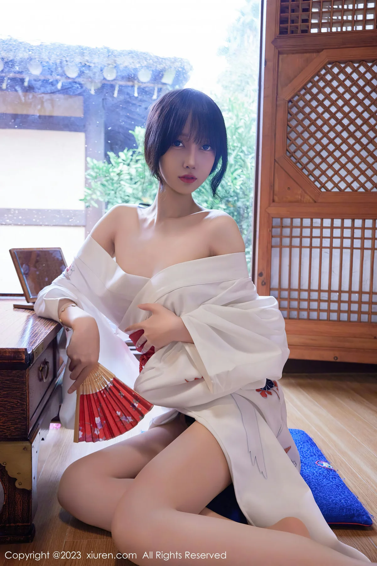 XiuRen 秀人 No.7610  玥儿玥er 白色日式和服济州岛旅拍33 - 9