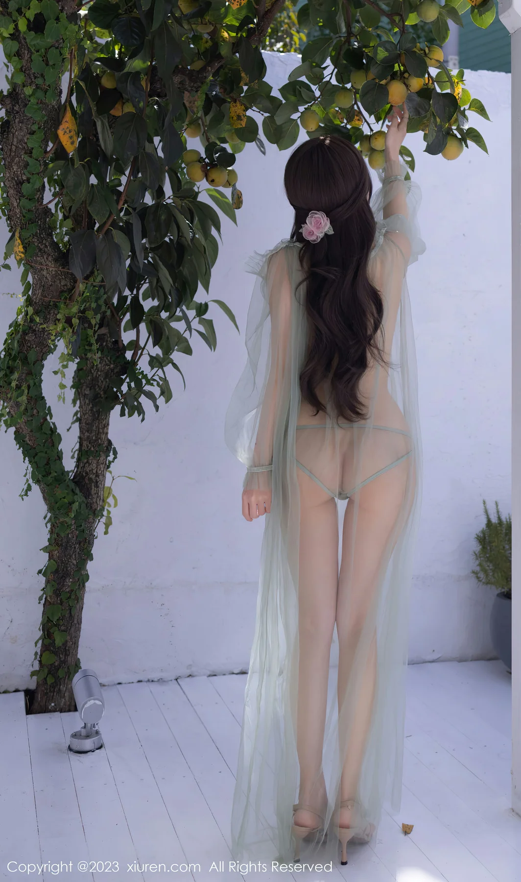 XiuRen 秀人 No.7614  鱼子酱Fish 薄纱长裙日本旅拍11 - 1