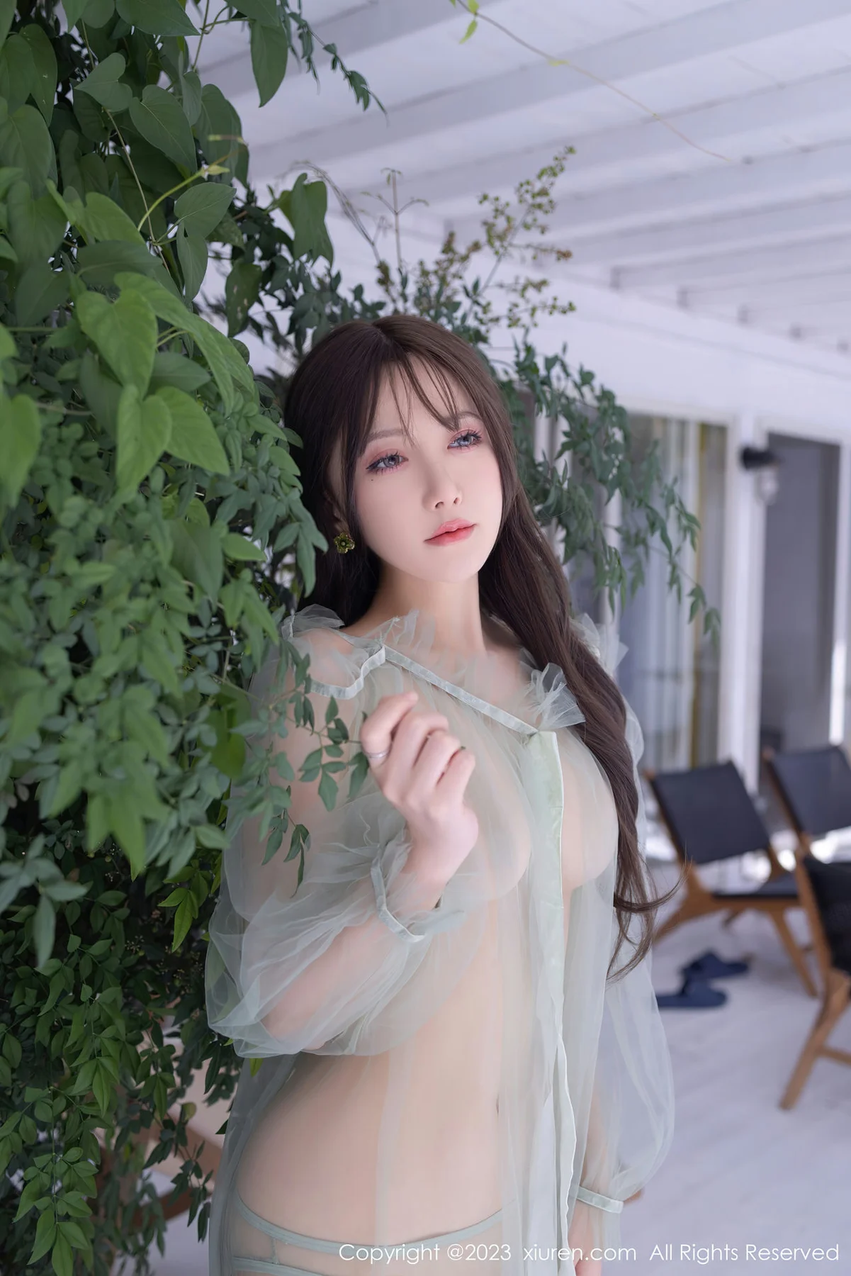 XiuRen 秀人 No.7614  鱼子酱Fish 薄纱长裙日本旅拍11 - 9