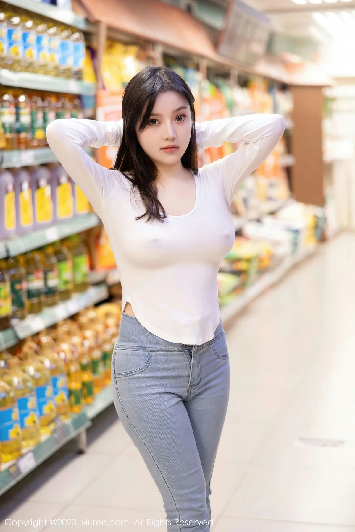 XiuRen 秀人 No.7616  豆瓣酱 超市场景拍摄性感写真111 - 4