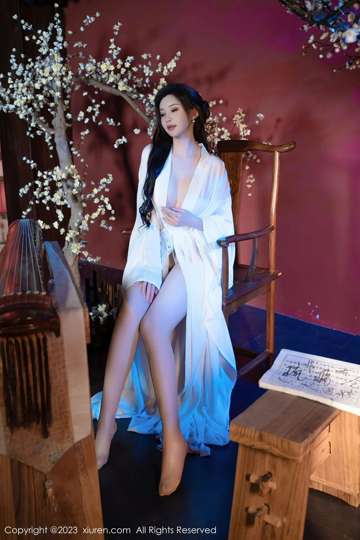 XiuRen 秀人 No.7625  Carol周妍希 白色汉服性感写真22 - 7