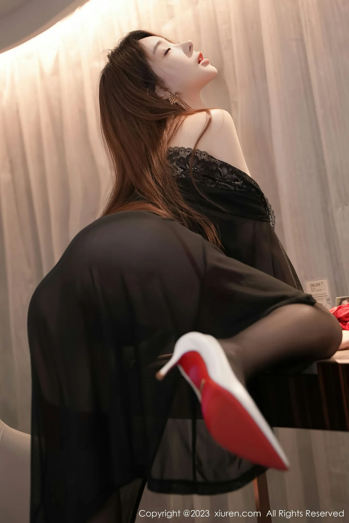 XiuRen 秀人 No.7628  雨儿baby 魅惑黑丝性感写真2 - 6