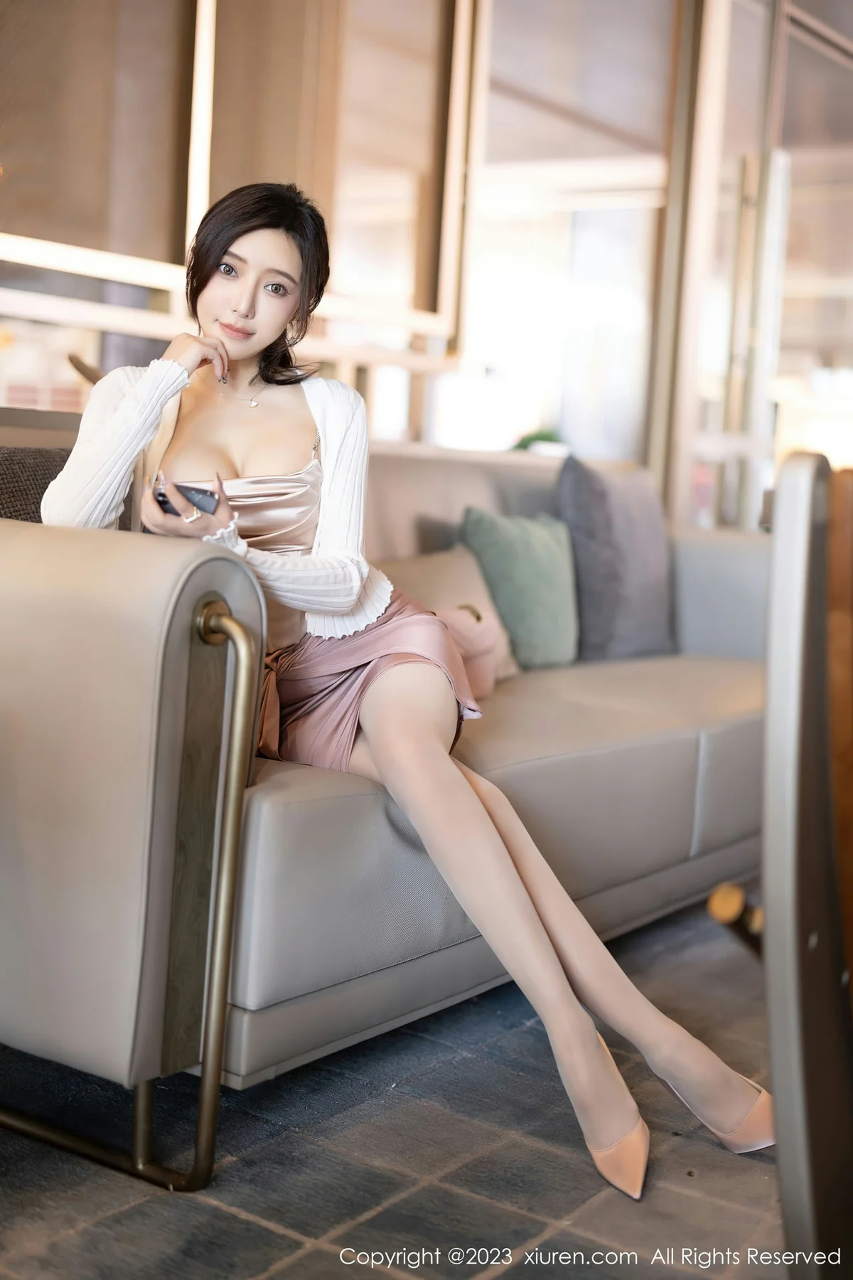 XiuRen 秀人 No.7640  王馨瑶yanni 魅惑黑丝性感写真11 - 3