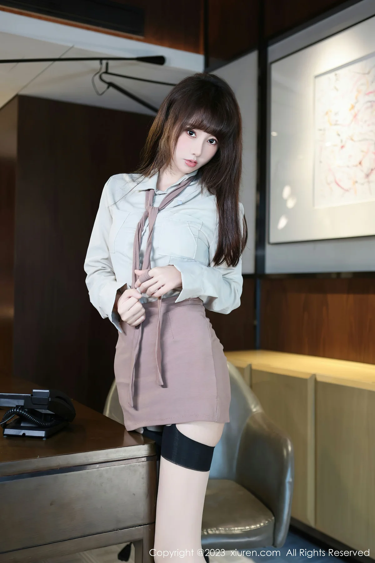 XiuRen 秀人 No.7643  白笑笑 捆绑主题拍摄性感写真1 - 8