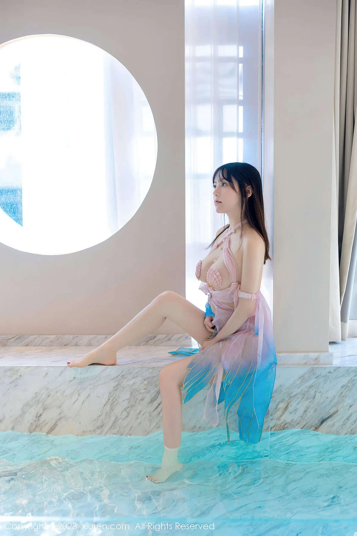 XiuRen 秀人 No.7650  豆瓣酱 泳池场景性感写真111 - 2