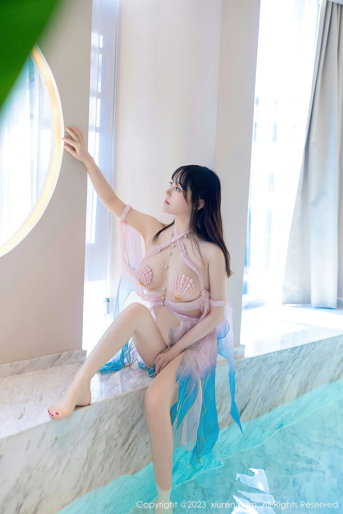 XiuRen 秀人 No.7650  豆瓣酱 泳池场景性感写真111 - 3