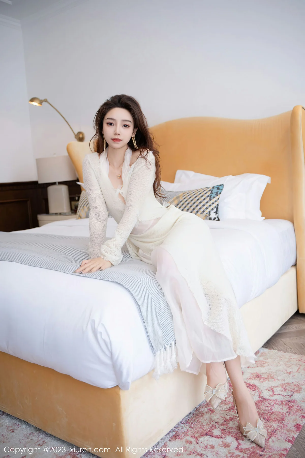 XiuRen 秀人 No.7658  苏曼兮 薄纱长裙性感写真22 - 8